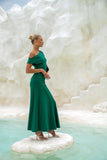Jayna Green Maxi Dress