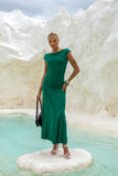 Jayna Green Maxi Dress