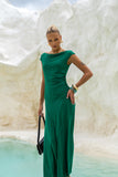 Jayna Green Maxi Dress