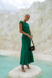 Jayna Green Maxi Dress