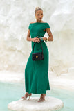 Jayna Green Maxi Dress