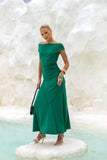 Jayna Green Maxi Dress