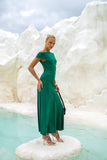Jayna Green Maxi Dress
