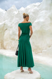 Jayna Green Maxi Dress