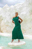 Jayna Green Maxi Dress
