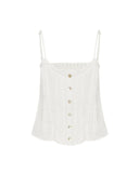 Jasmine White Cami Top