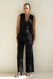 Keke Black Wide Leg Pants
