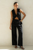 Keke Black Wide Leg Pants