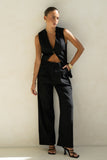 Keke Black Wide Leg Pants