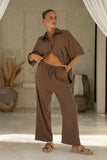 Rize Chocolate Brown Pants