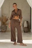 Rize Chocolate Brown Shirt
