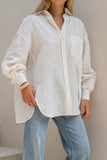 Dune White Long Sleeve Shirt