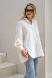 Dune White Long Sleeve Shirt