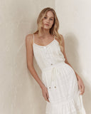 Jasmine White Cami Top