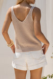 Nico Beige Knit Top