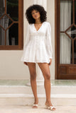 Erinya White Eyelet Playsuit