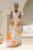 Crescencia Multicolour Floral Maxi Dress