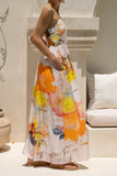 Crescencia Multicolour Floral Maxi Dress